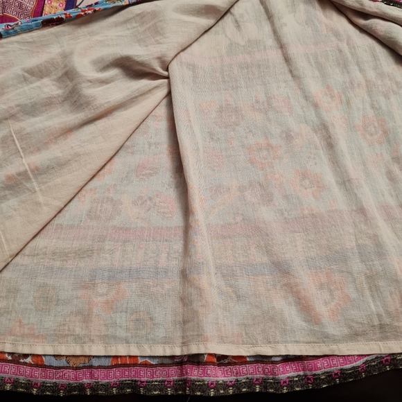 Raga Printed Strapless Maxi Tube Dress Boho Multi Floral Women's Size L - Picture 11 of 16